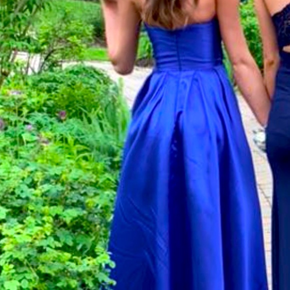 Royal blue prom dress - Picture 3 of 7